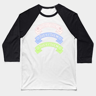 They/Them Assorted Baseball T-Shirt